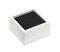 Black Square Glass Top with 2-Sided Foam Insert Gemstones Jewelry Display